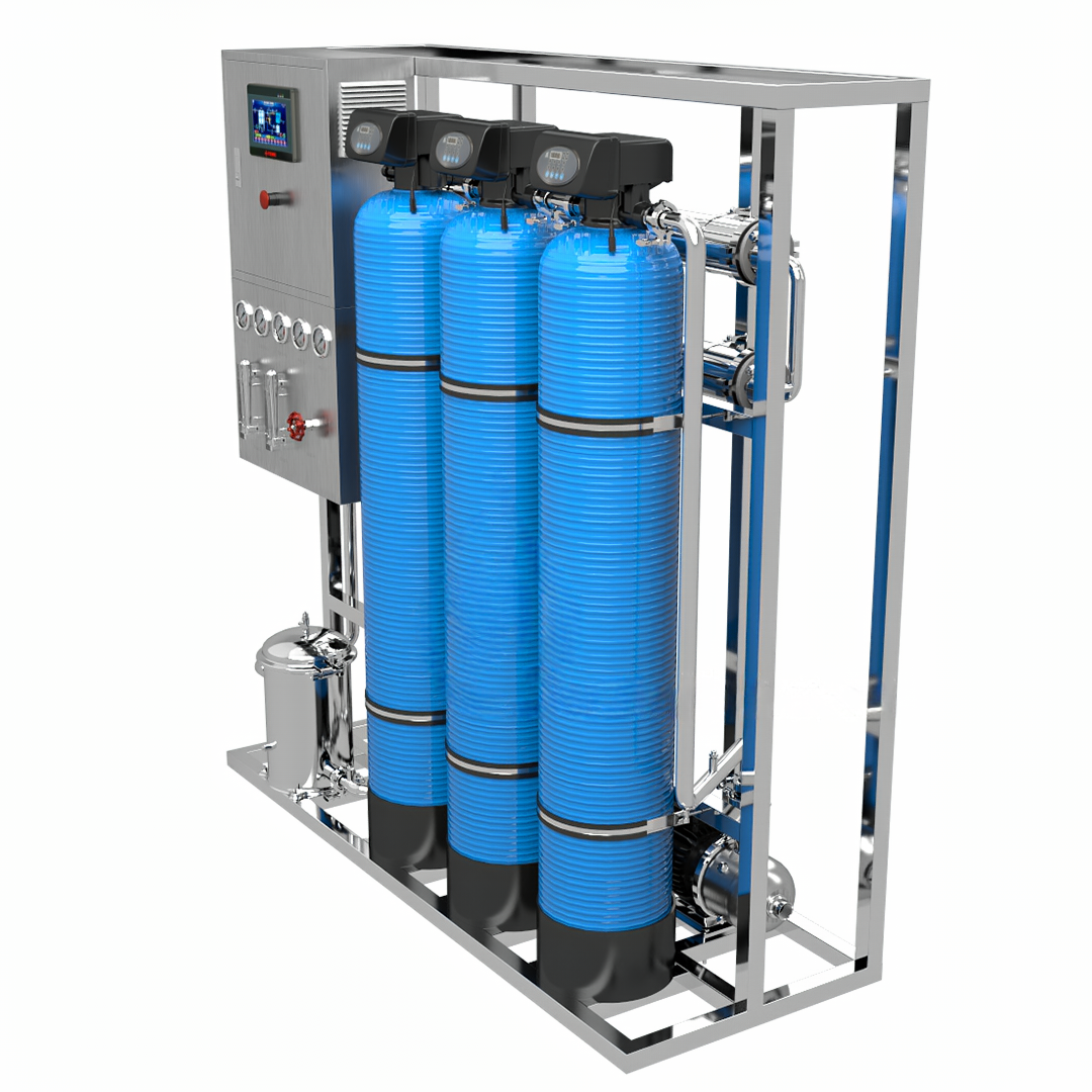 500LPH Industrial Reverse Osmosis System Water Filter KJ-RO-1T